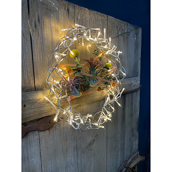 HELLUM LED-Metallkranz 80-LED Durchmesser 30cm,ww 577921